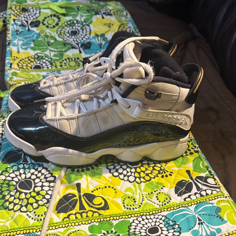 Air Jordan Kids Sneakers - Black and White